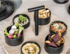 Gusta Lazy Susan Met Bakjes - Serveerplateau - Draaiplateau -Merkloos Verkoopwinkel 1200x918 6