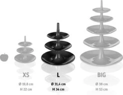 Koziol Babell Etagere - 3 Laags - Large - Wit -Merkloos Verkoopwinkel 1200x927 7