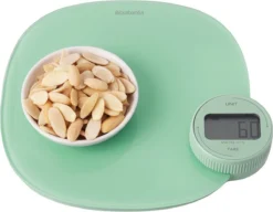Brabantia Tasty+ Keukenweegschaal Digitaal - Geen Batterij Nodig - Jade Green -Merkloos Verkoopwinkel 1200x932 4