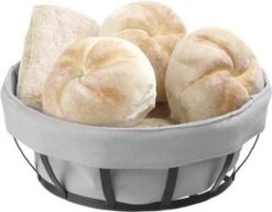 Hendi Broodmand Met Zak - Rechthoekig Broodmandje Stof - Luxe Broodmandje Met Binnenvoering - 25x18x(H)8,5cm -Merkloos Verkoopwinkel 1200x933 4