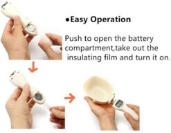 Maatlepel - Digitaal - Diervoeding - Voerschep - Maatschep Voor Diervoeding - Honden - Katten - Digitale Weegschaal -Merkloos Verkoopwinkel 1200x935