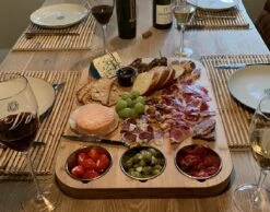 HUISSON Borrelplank XXL 56 X 41 X 3 Cm Tapasplank Houten Snijplank Serveerplank Snijplank Hout BBQ -Merkloos Verkoopwinkel 1200x942 1