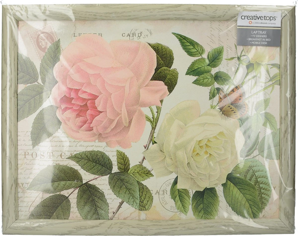 Laptray, Schoot Dienblad, Rose Garden, 44 X 34 Cm - Creative Tops 3 Laptray, Schoot Dienblad, Rose Garden, 44 X 34 Cm - Creative Tops - Afbeelding 3