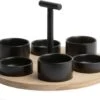 Gusta Lazy Susan Met Bakjes - Serveerplateau - Draaiplateau