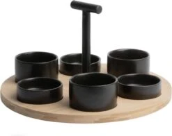 Gusta Lazy Susan Met Bakjes - Serveerplateau - Draaiplateau