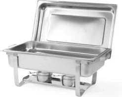 Hendi Chafing Dish Set - Buffetwarmer Economic - 9 Liter - Warmhoudschaal - 60x35,8x(H)29,5cm - Set Van 2 -Merkloos Verkoopwinkel 1200x952 4