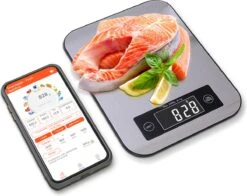 Smart Nutrition Scale - Keukenweegschaal - Digitaal & Bluetooth - APP Voor Android En IOS - Maximum Capaciteit 5 KG -Merkloos Verkoopwinkel 1200x953 5