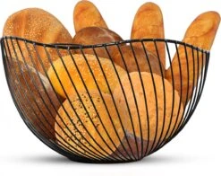 Fruitschaal Zwart – Fruitmand – Metaal – Modern – Medium – 25cm - Baulk® -Merkloos Verkoopwinkel 1200x953 7