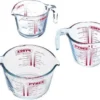 Maatbeker, Set Van 3 Stuks - Pyrex | Classic Prepware