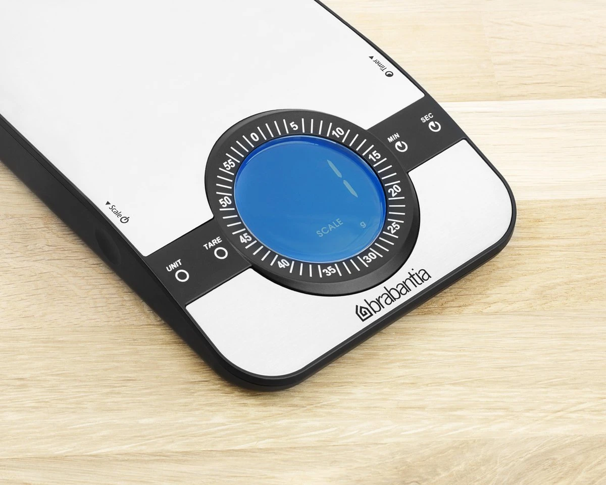 Brabantia Profile Keukenweegschaal - Rechthoekig - Met Kookwekker - RVS 16 Brabantia Profile Keukenweegschaal - Rechthoekig - Met Kookwekker - RVS - Afbeelding 16