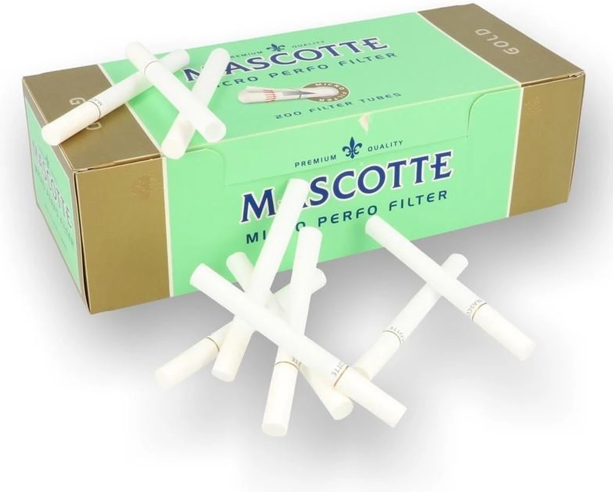 Sigarettenhulzen Mascotte Gold Filter 200 X 5 Hulzen 1 Sigarettenhulzen Mascotte Gold Filter 200 X 5 Hulzen