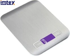 IMTEX Digitale Precisie Keukenweegschaal - Tot 5000 Gram - Zilver 10 IMTEX Digitale Precisie Keukenweegschaal - Tot 5000 Gram - Zilver -Merkloos Verkoopwinkel 1200x967 3