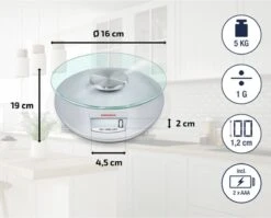 Soehnle Keukenweegschaal Digitaal Roma Zilver 18 Soehnle Keukenweegschaal Digitaal Roma Zilver -Merkloos Verkoopwinkel 1200x969 1