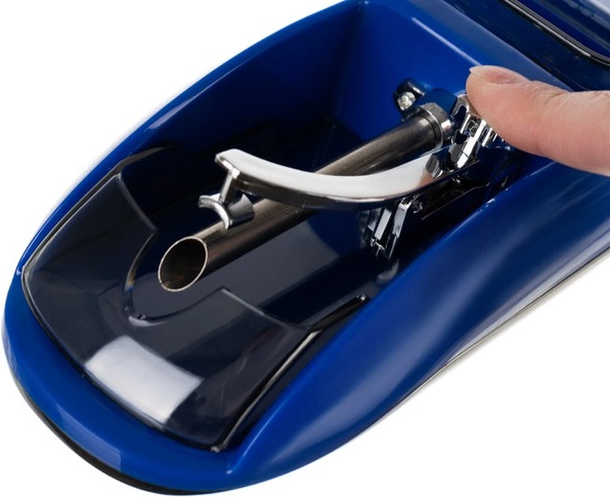 Merkloos Creartix® Sigaretten Maker Elektrisch - Elektrische Sigarettenmaker - Hulzenstopper - Sigarettenmachine - Hulzenvuller - Automatische Sigaretten Vuller - Blauw 2 Merkloos Creartix® Sigaretten Maker Elektrisch - Elektrische Sigarettenmaker - Hulzenstopper - Sigarettenmachine - Hulzenvuller - Automatische Sigaretten Vuller - Blauw - Afbeelding 2