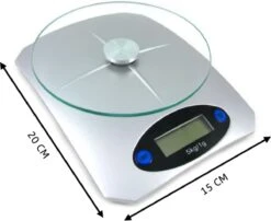 Keukenweegschaal Digitaal - Nauwkeurig - 2 Gr Tot 5 Kg - LCD Display - Inclusief Batterijen - Rheme -Merkloos Verkoopwinkel 1200x981 1