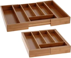 Excellent Houseware Bestekbak Hout Uitschuifbaar -Merkloos Verkoopwinkel 1200x981