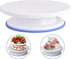 Taartplateau - Draaibaar Taartplateau Anti-slip - Draaiplateau Taart –Turntable Cake - Taartplateau - Draaitafel -Merkloos Verkoopwinkel 1200x991 4
