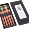 Chopsticks - Hout - 5 Paar - 22,5 Cm - Japanse Stijl - Sushi Giftset