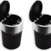 2 Stuks Auto Asbak Met Led Inclusief BATTERIJ - Geurvrije Anti Rook Auto Asbak -