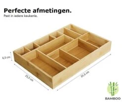 Merkloos Decopatent® Bestekbak - Lade Organizer - Besteklade - Bamboe - Hout - Bestek Bak Organizer Houder Voor Keukenla - Bestekcassette -Merkloos Verkoopwinkel 1200x994 1