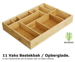 Merkloos Decopatent® Bestekbak - Lade Organizer - Besteklade - Bamboe - Hout - Bestek Bak Organizer Houder Voor Keukenla - Bestekcassette -Merkloos Verkoopwinkel 1200x994 5
