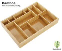 Merkloos Decopatent® Bestekbak - Lade Organizer - Besteklade - Bamboe - Hout - Bestek Bak Organizer Houder Voor Keukenla - Bestekcassette -Merkloos Verkoopwinkel 1200x994 6