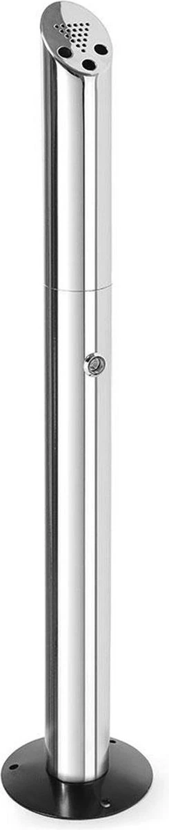 BRASQ RVS Asbak Staand Met 2 Liter Inhoud- Rookpaal - Peukenzuil - AT300