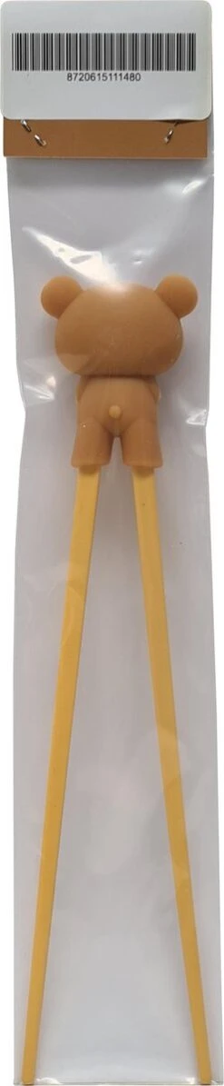 DongDong - Eetstokjes Voor Kinderen - Beer Motief - 22.5 Cm - Bruin -Merkloos Verkoopwinkel 248x1200 1