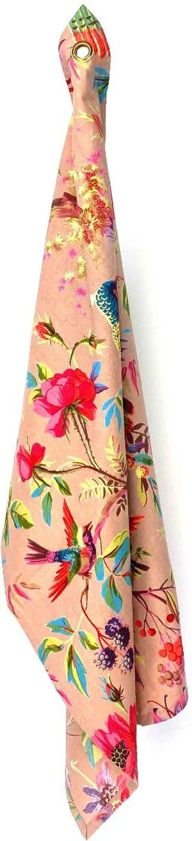 Theedoeken - Set Van 2 - Paradise - Oudroze - 70x50cm 1 Theedoeken - Set Van 2 - Paradise - Oudroze - 70x50cm