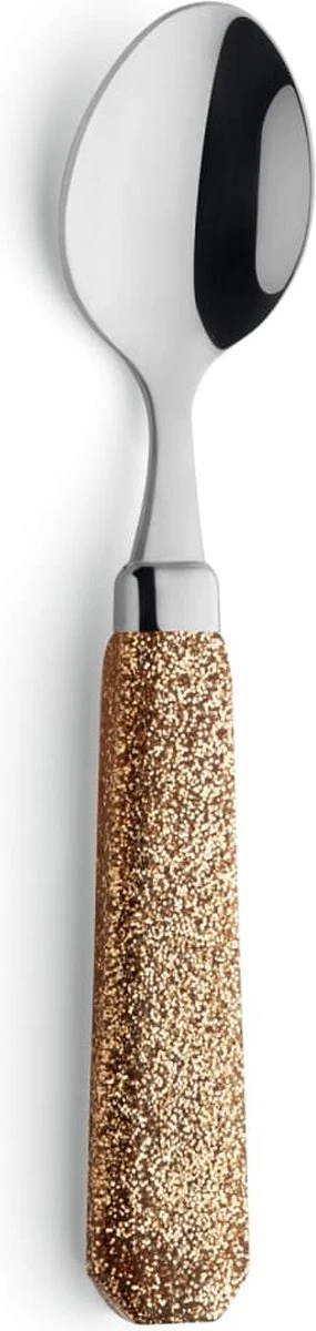 Amefa Mono Glitter Goud - 24 Delige Bestekset In Tube Verpakking - 6 Persoons 4 Amefa Mono Glitter Goud - 24 Delige Bestekset In Tube Verpakking - 6 Persoons - Afbeelding 4
