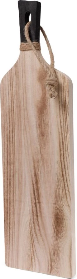 SENZA Borrelplank Met Handvat - Tapasplank - Paulownia Hout - Zwart Hout - 58 X 17 CM -Merkloos Verkoopwinkel 333x1200