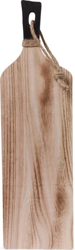 SENZA Borrelplank Met Handvat - Tapasplank - Paulownia Hout - Zwart Hout - 58 X 17 CM -Merkloos Verkoopwinkel 361x1200