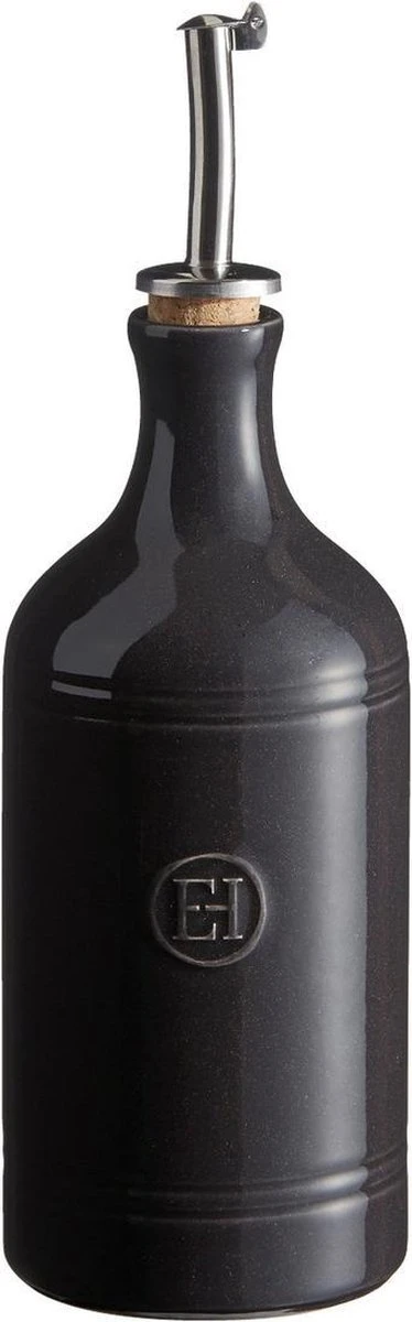 Emile Henry Olie/azijnfles - 0.45 L - Fusain 1 Emile Henry Olie/azijnfles - 0.45 L - Fusain