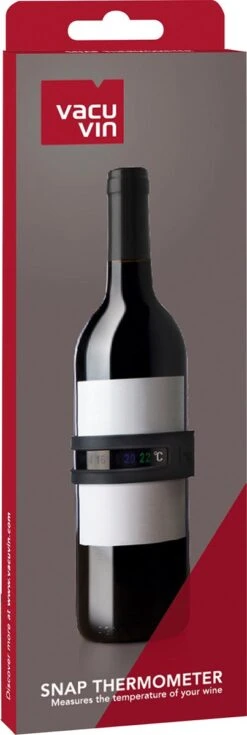 Wijnthermometer - Snap - Grijs - Vacuvin -Merkloos Verkoopwinkel 403x1200