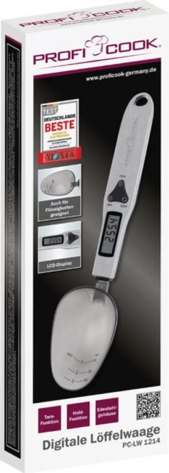 Profi Cook PC-LW 1214 Lepelweegschaal Digitaal Weegbereik (max.): 300 G RVS -Merkloos Verkoopwinkel 430x1200