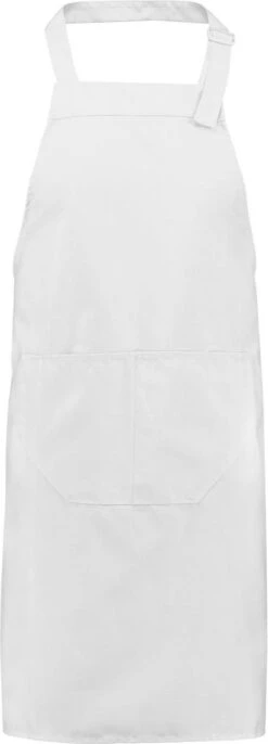 Merkloos Benza Keukenschort / Barbecueschort - 85 X 70 Cm - Wit