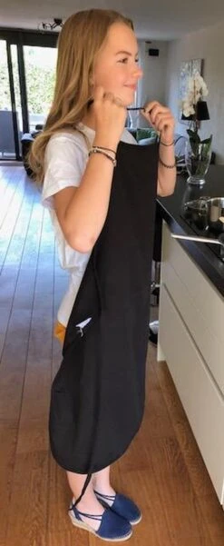 Treb Horecalinnen Schorten Halterschorten 4 Stuks Zwart - Treb Workwear -Merkloos Verkoopwinkel 493x1200