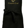 KARIBAN Naam Cadeau - Masterchef - Unisex Keukenschort/barbecueschort - Zwart - Cadeau Voor Hem En Haar