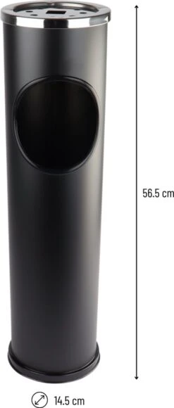 Orange85 Staande Asbak - Voor Buiten - Rookzuil - Peukenzuil - Zwart - 14,5cmx56,5 Cm – Ijzer - Rookpaal - Asbakzuil 10 Orange85 Staande Asbak - Voor Buiten - Rookzuil - Peukenzuil - Zwart - 14,5cmx56,5 Cm – Ijzer - Rookpaal - Asbakzuil -Merkloos Verkoopwinkel 511x1200