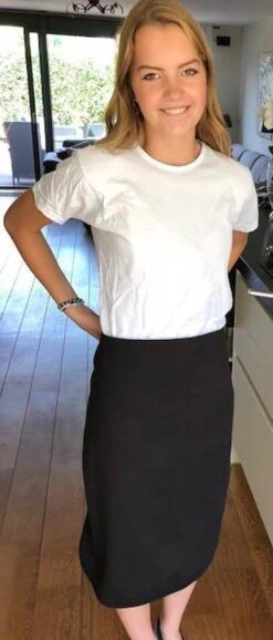 Treb Horecalinnen Schorten Halterschorten 4 Stuks Zwart - Treb Workwear -Merkloos Verkoopwinkel 513x1200 1