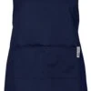 Chefs Fashion - Keukenschort - Donkerblauw Schort - 2 Zakken - Simpel Verstelbaar - 71 X 82 Cm