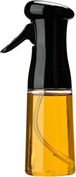Merkloos Decopatent® Olijfolie Sprayer - Oliefles Met Verstuiver - Afvallen - Voor Gezond Bakken En Koken - Kook Bakspray - 210ML - Zwart -Merkloos Verkoopwinkel 519x1200