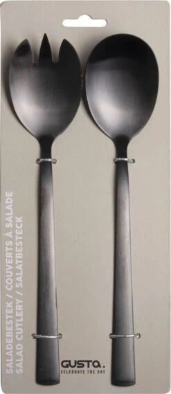 CasaLupo Saladebestek Zwart - 2 Stuks 6 CasaLupo Saladebestek Zwart - 2 Stuks -Merkloos Verkoopwinkel 521x1200