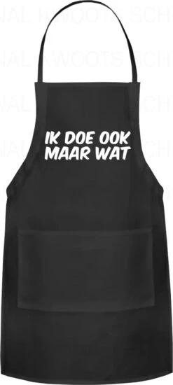 IK DOE OOK MAAR WAT Unisex Schort - Zwart - One Size (volwassenen) - Keuken Schort - Barbeque BBQ Schort - Bedieningsschort - Grappige Teksten - Original Kwoots- Voor Zowel Mannen Als Vrouwen - Verstelbaar - Wasbaar - Cadeau - Apron 11 IK DOE OOK MAAR WAT Unisex Schort - Zwart - One Size (volwassenen) - Keuken Schort - Barbeque BBQ Schort - Bedieningsschort - Grappige Teksten - Original Kwoots- Voor Zowel Mannen Als Vrouwen - Verstelbaar - Wasbaar - Cadeau - Apron -Merkloos Verkoopwinkel 539x1200 2
