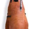 Leren Schort BBQ – Licht Bruin (Cognac) – Luxe Barbecue Schort Leer - 81x56cm – Man