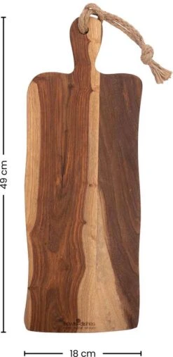 Bowls And Dishes Pure Rose Wood Duurzame Borrelplank - Serveerplank - Hapjesplank - Tapasplank - Kaasplank Rustiek Met Handvat 49 Cm - Cadeau Tip! -Merkloos Verkoopwinkel 585x1200