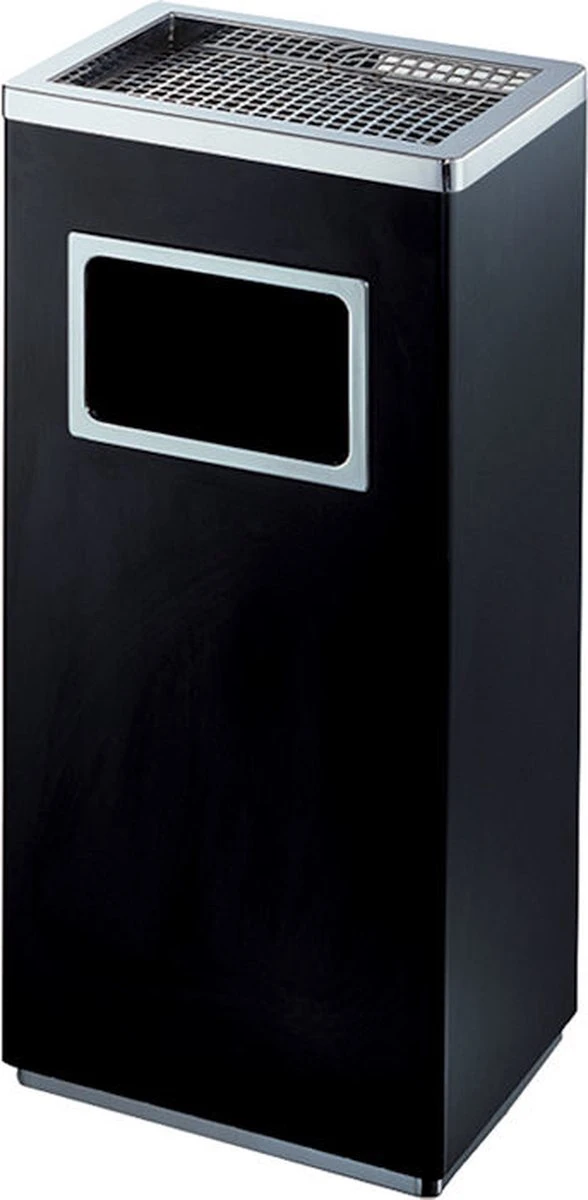 Merkloos Decopatent® Staande Asbak Met RVS Afvalbak - Asbak Voor Buiten - Vloerasbak - Buitenasbak Groot - Rookpaal - Asbakken - 30x24x62 2 Merkloos Decopatent® Staande Asbak Met RVS Afvalbak - Asbak Voor Buiten - Vloerasbak - Buitenasbak Groot - Rookpaal - Asbakken - 30x24x62 - Afbeelding 2