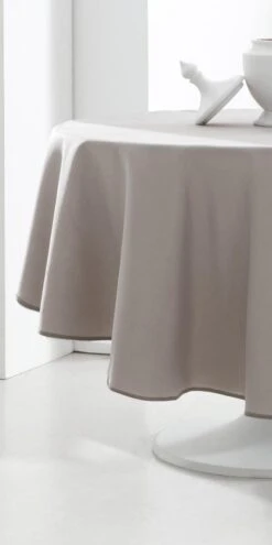 Today Rond Tafelkleed - Ø180cm - Polyester - Beige -Merkloos Verkoopwinkel 599x1200