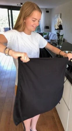 Treb Horecalinnen Schorten Halterschorten 4 Stuks Zwart - Treb Workwear -Merkloos Verkoopwinkel 658x1200