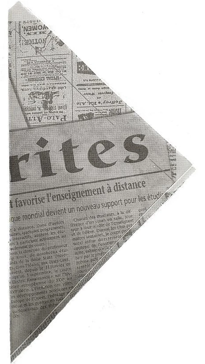 Merkloos Puntzak Krant | Papieren Frietzak | 50 Stuks | Patatzak | Patatzakje |Frietzakken | Puntzakjes | Puntzakken | Frietzakjes | Frietzakje | Snoepzak 1 Merkloos Puntzak Krant | Papieren Frietzak | 50 Stuks | Patatzak | Patatzakje |Frietzakken | Puntzakjes | Puntzakken | Frietzakjes | Frietzakje | Snoepzak